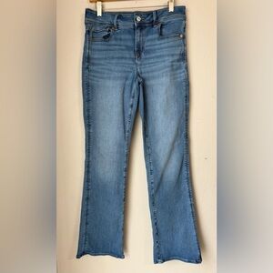 American Eagle Outfitters Next Level Stretch Kickboot Jeans Women’s Size 10 Long